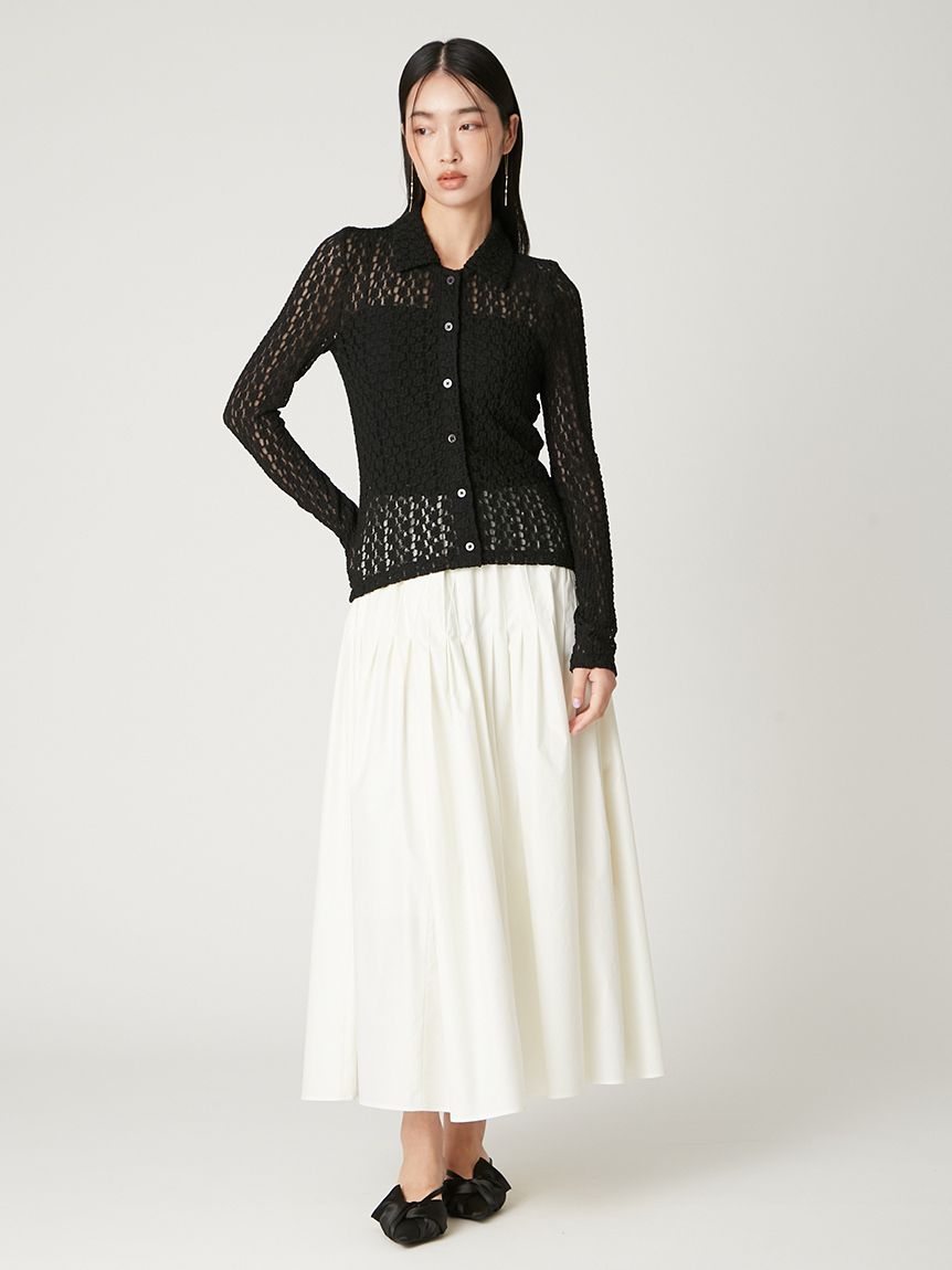 イレギュラータックフレアスカート(ロングスカート)｜スカート｜FRAY