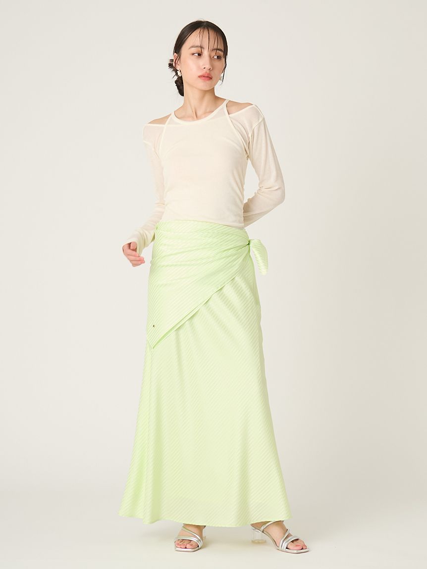 スカーフセットサテンナロースカート(ロングスカート)｜スカート｜FRAY