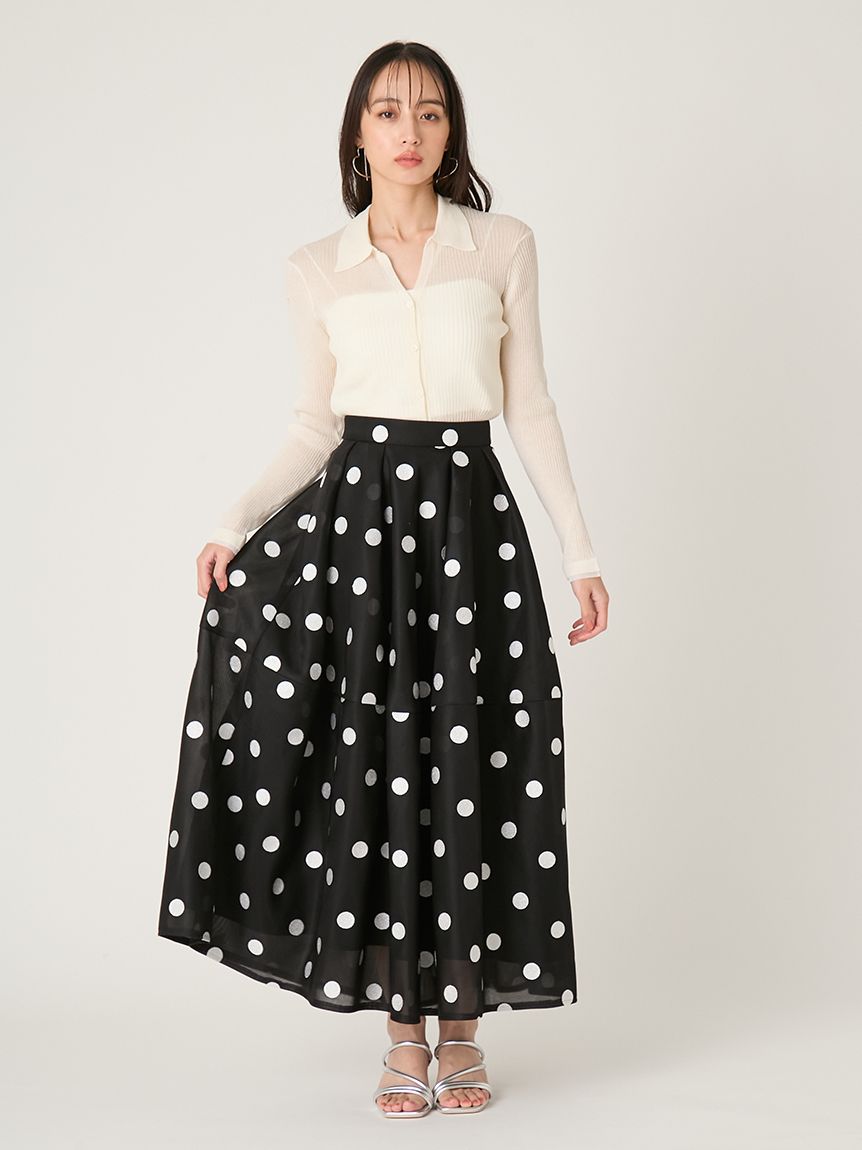 ボンディングチュール構築スカート(ロングスカート)｜スカート｜FRAY