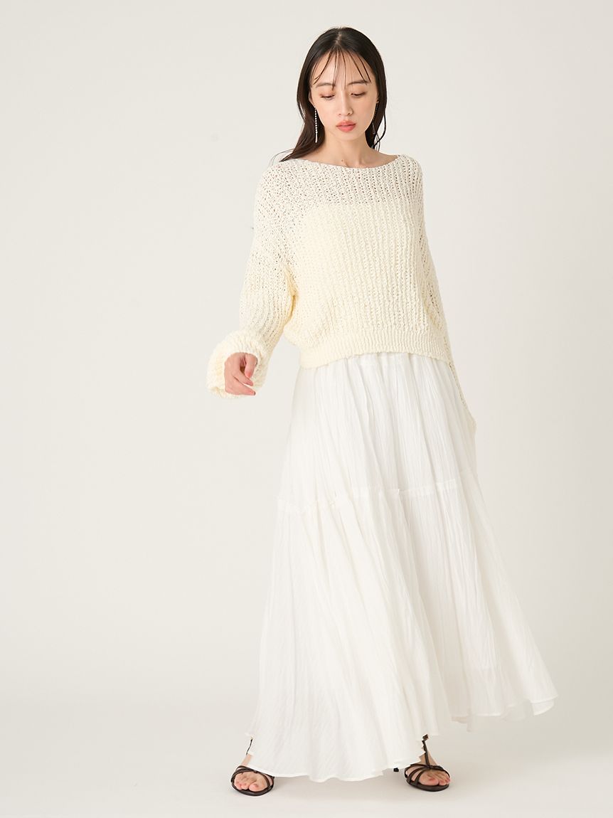 セミシアーティアードスカート(ロングスカート)｜スカート｜FRAY I.D