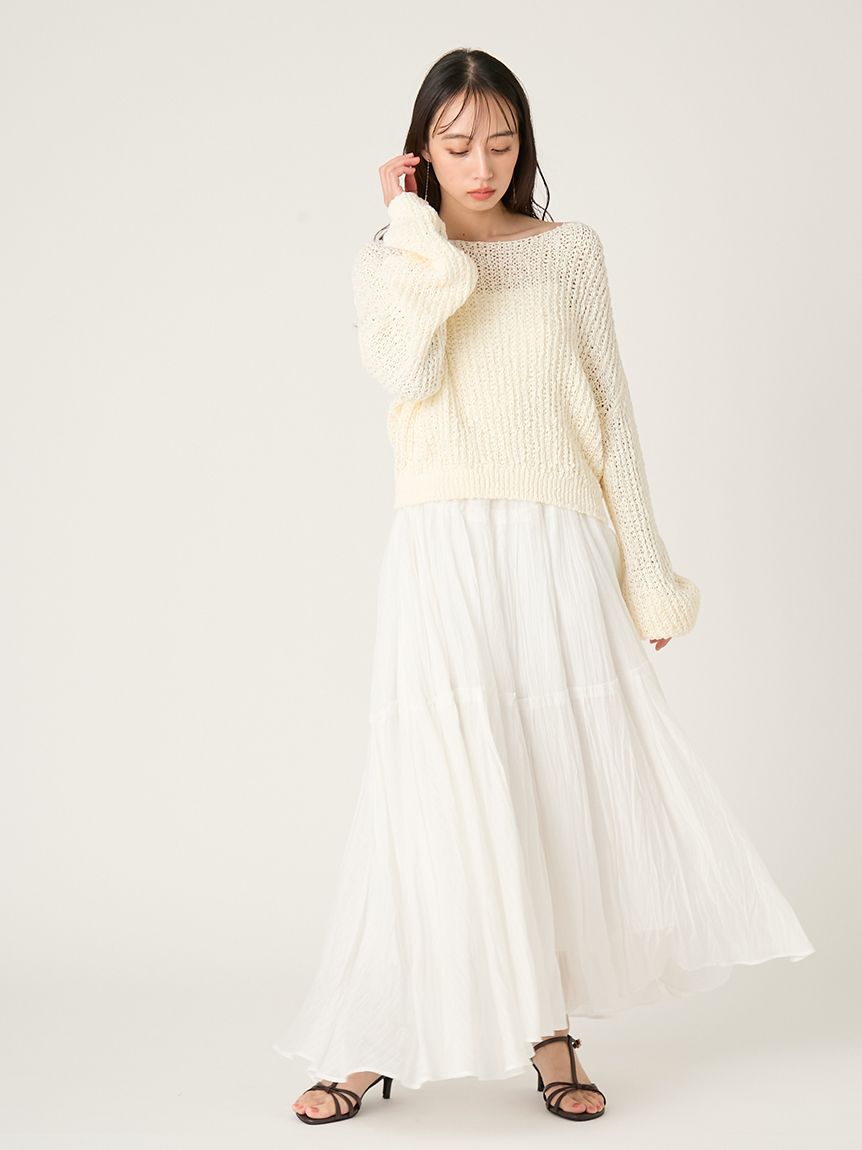 セミシアーティアードスカート(ロングスカート)｜スカート｜FRAY I.D