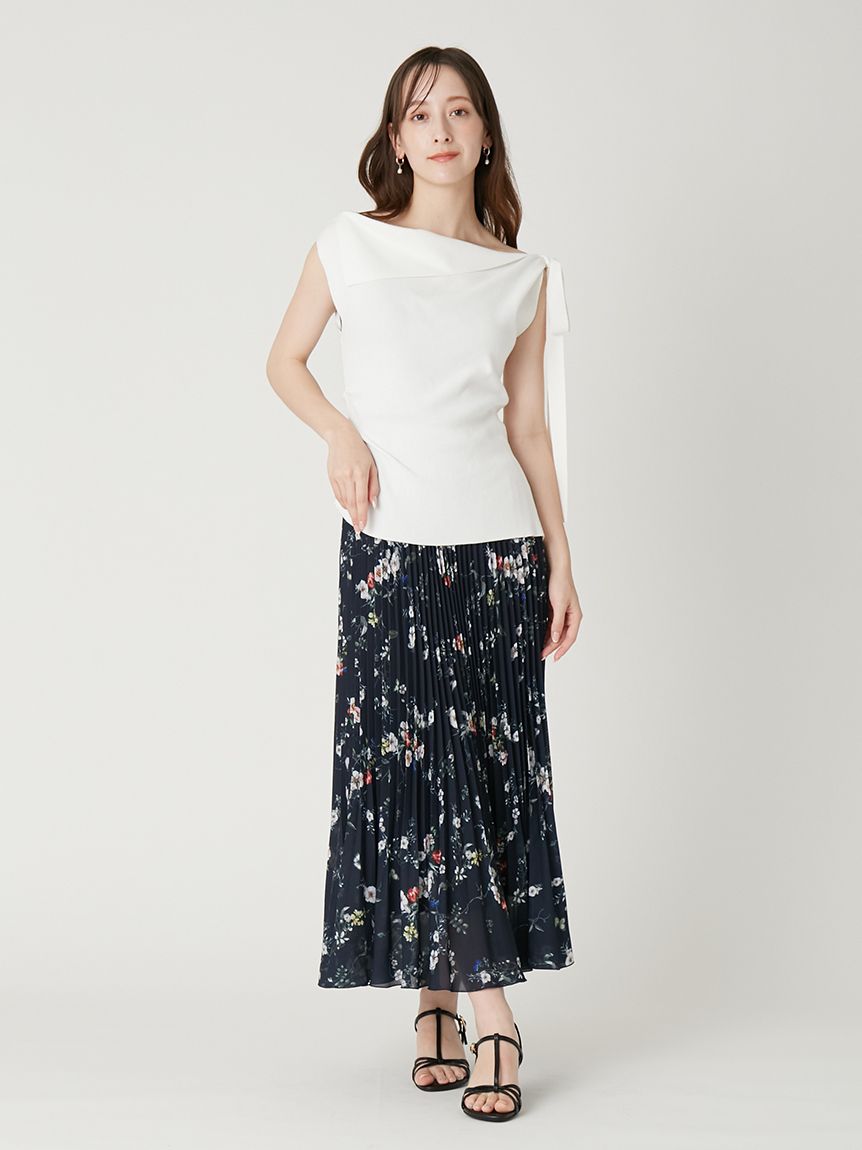 フラワープリントプリーツスカート(ロングスカート)｜スカート｜FRAY