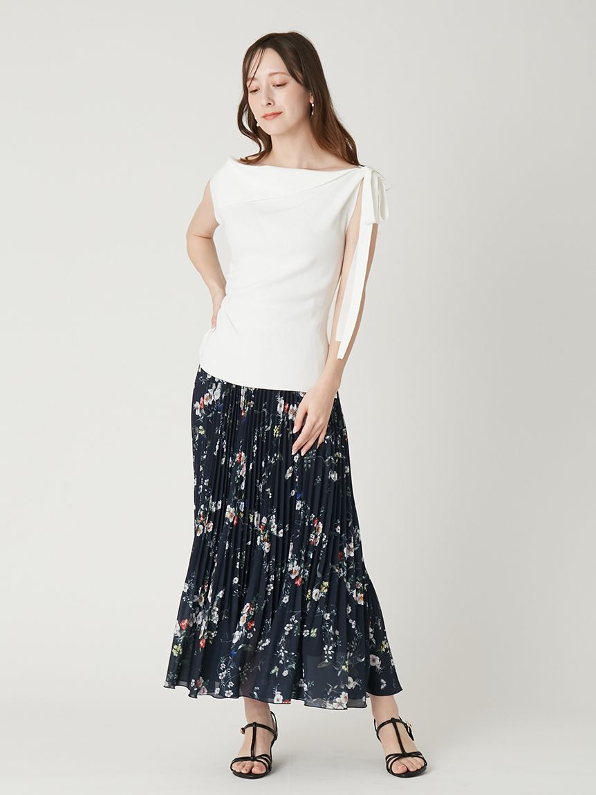 フラワープリントプリーツスカート(ロングスカート)｜スカート｜FRAY