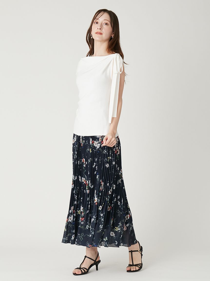 フラワープリントプリーツスカート(ロングスカート)｜スカート｜FRAY
