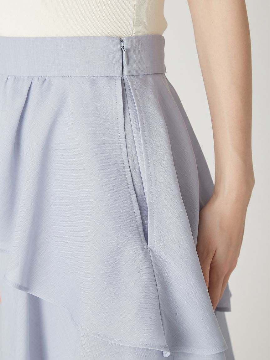 アシメフリルティアードスカート(ロングスカート)｜スカート｜FRAY I.D