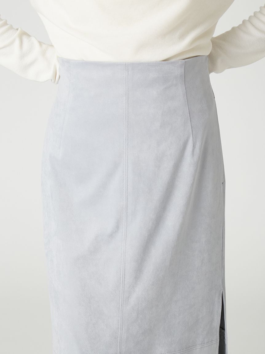 スリットタイトレザーライクスカート(ロングスカート)｜SKIRT｜FRAY