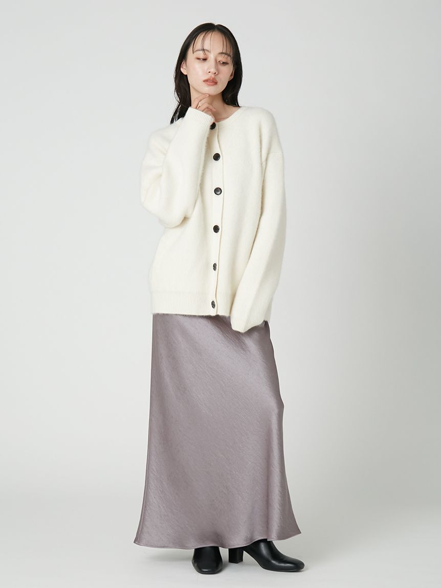 サテンナロースカート(ロングスカート)｜SKIRT｜FRAY I.D（フレイ