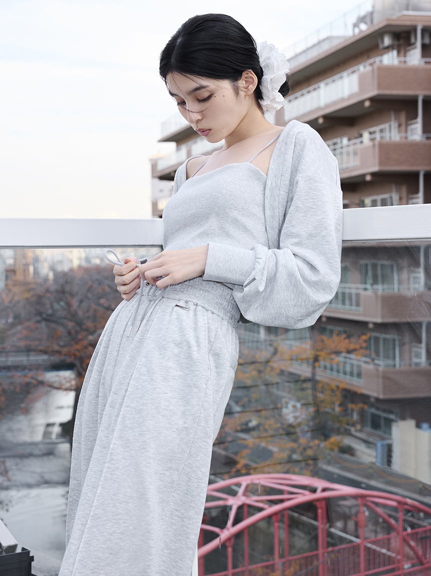 ロゴチャームカットワークシュシュ(その他)｜ファッション雑貨
