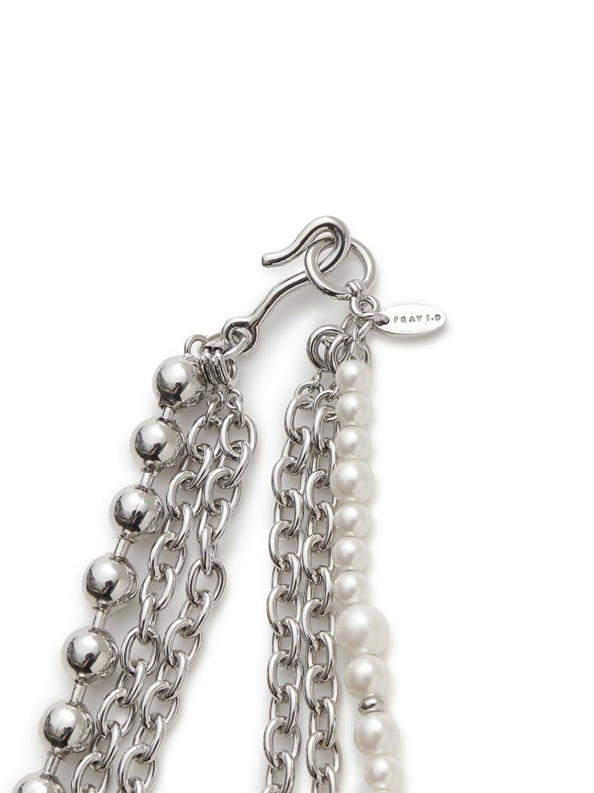 FRAY I.D フレイアイディー パールリボン2Wayネックレス FRAY