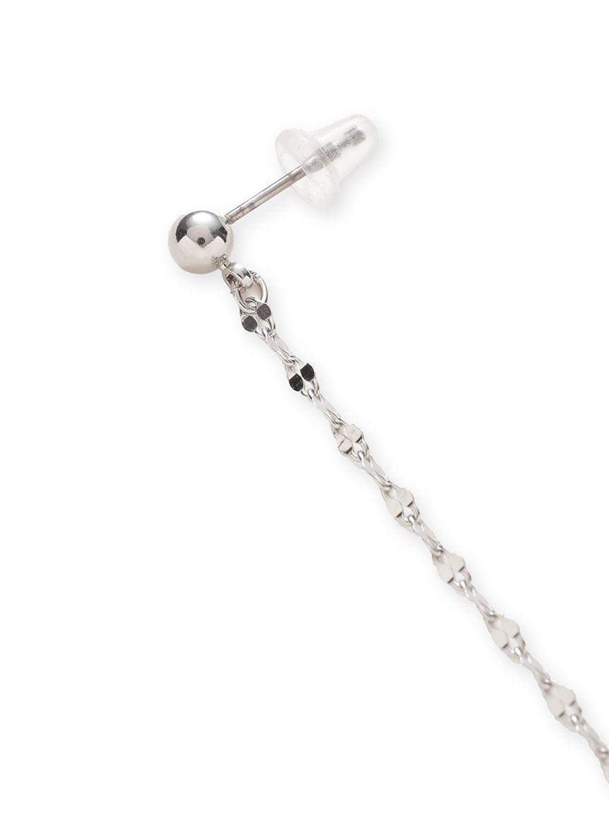 メタルバーチェーンピアス(ピアス)｜アクセサリー｜FRAY I.D（フレイ