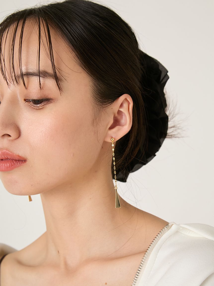 メル87315 メタルバーチェーンピアス(ピアス)｜アクセサリー｜FRAY I.D（フレイ