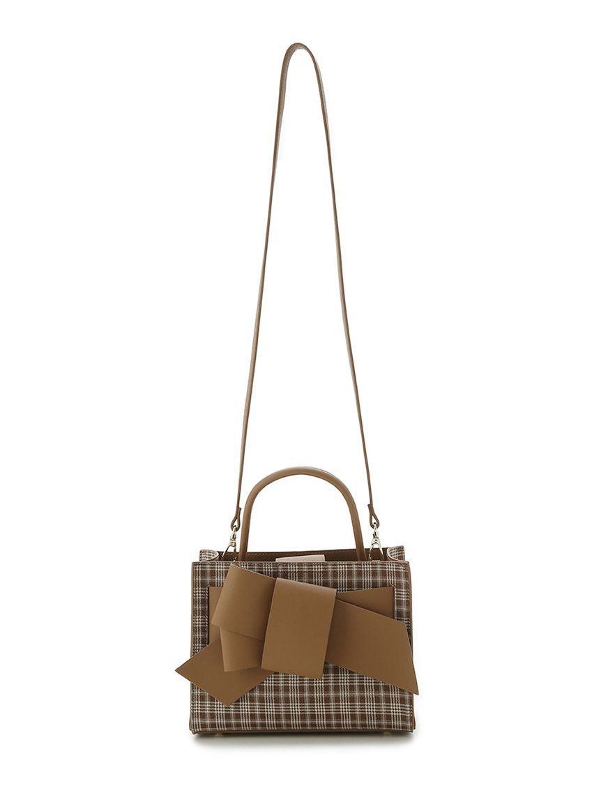 ルエル】チェックリボンミドルバッグ(ショルダーバッグ)｜バッグ｜FRAY