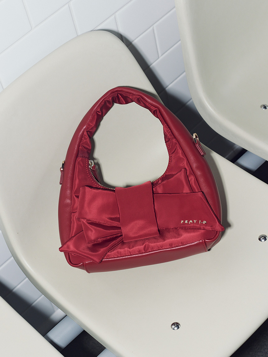リボンパデットバッグ(ハンドバッグ)｜バッグ｜FRAY I.D（フレイ