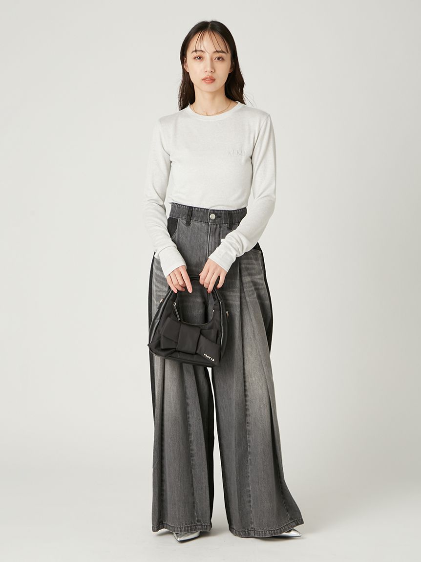 リボンパデットバッグ(ハンドバッグ)｜バッグ｜FRAY I.D（フレイ