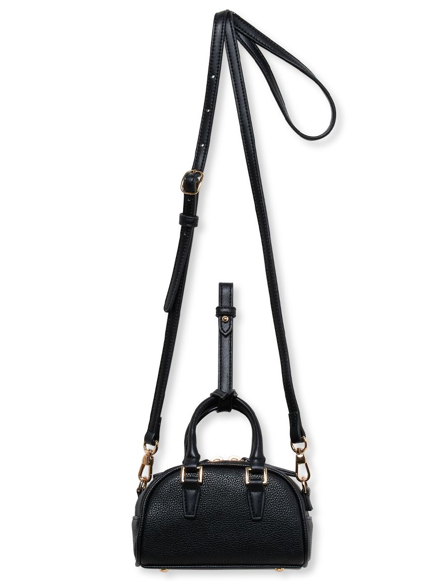 ラウンドマイクロミニボストンバッグ(ハンドバッグ)|バッグ ラウンドマイクロミニボストンバッグ(ハンドバッグ)|バッグ