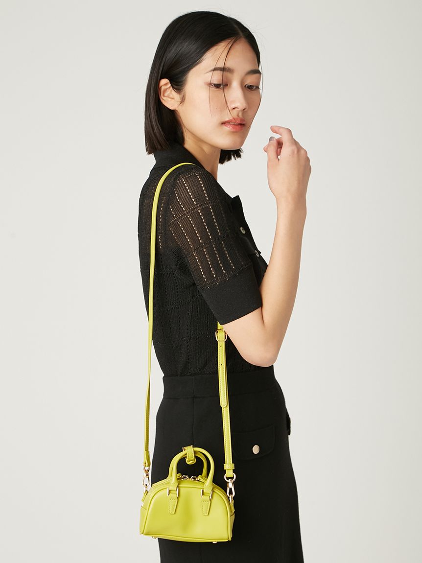 ラウンドマイクロミニボストンバッグ(ハンドバッグ)｜バッグ｜FRAY I.D