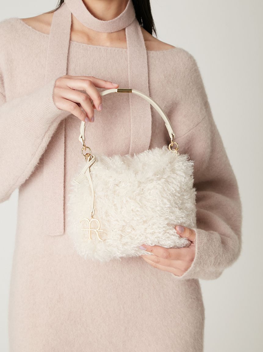 メタルモチーフワンハンドルファーバッグ(ハンドバッグ)｜バッグ｜FRAY