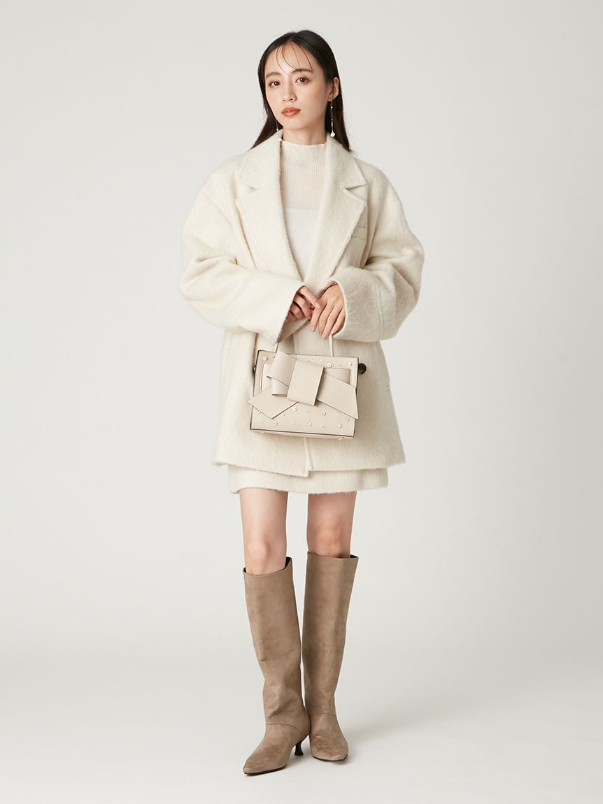 ルエル】ビジューリボンミドルバッグ(ハンドバッグ)｜バッグ｜FRAY I.D