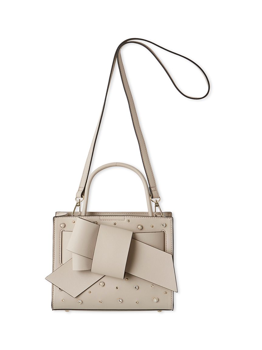 ルエル】ビジューリボンミドルバッグ(ハンドバッグ)｜バッグ｜FRAY I.D