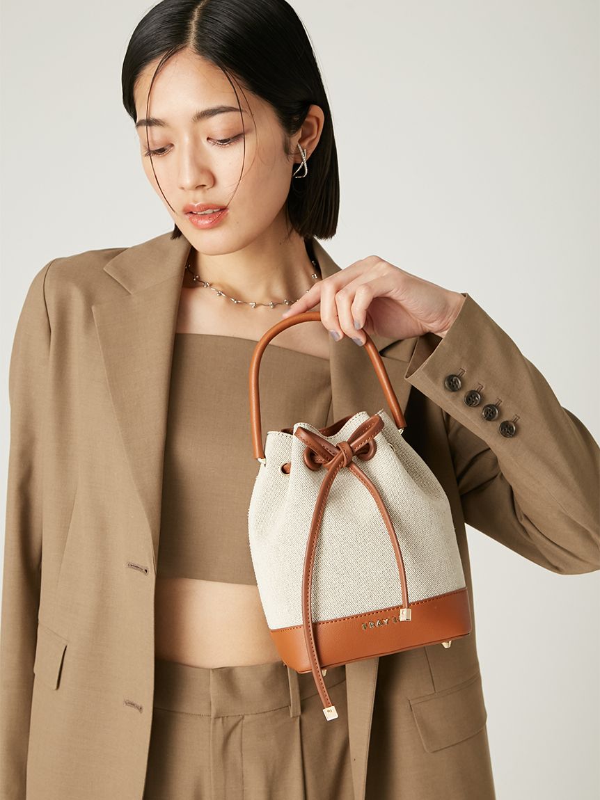 キャンバスリボンバッグ(ハンドバッグ)｜バッグ｜FRAY I.D（フレイ