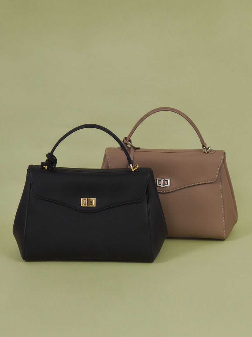 【新品未使用】FRAYI.D ソフトクラシックトップハンドルバッグBK ソフトクラシックトップハンドルバッグ(ハンドバッグ)｜バッグ｜FRAY