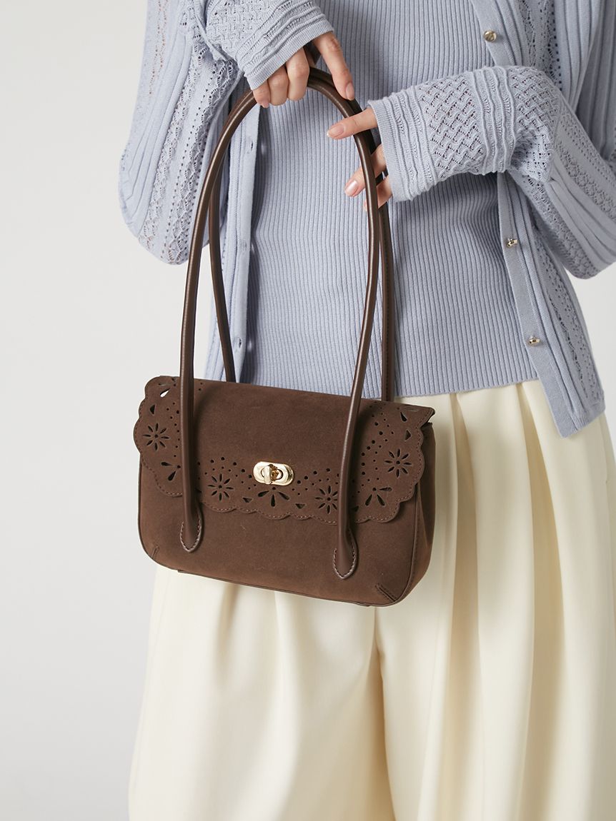カットワークロングハンドルバッグ(ハンドバッグ)｜BAG｜FRAY I.D