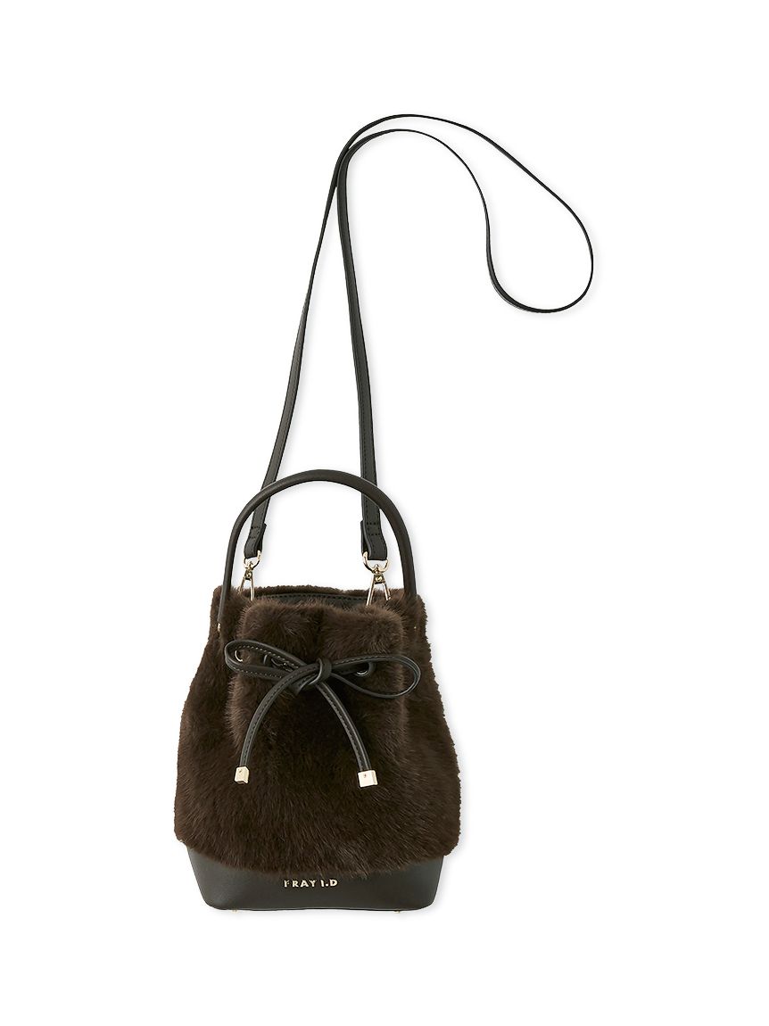 ドローストリングファーリボンバッグ(ショルダーバッグ)｜BAG｜FRAY