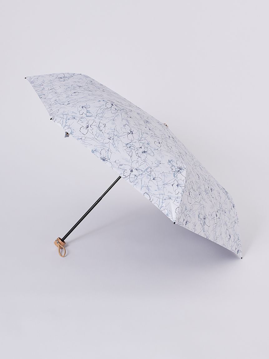 レディー♡日傘ホワイト♡レア ライン 傘 通販傘 日傘 晴雨兼用 レディース 長傘 50cm 雨傘