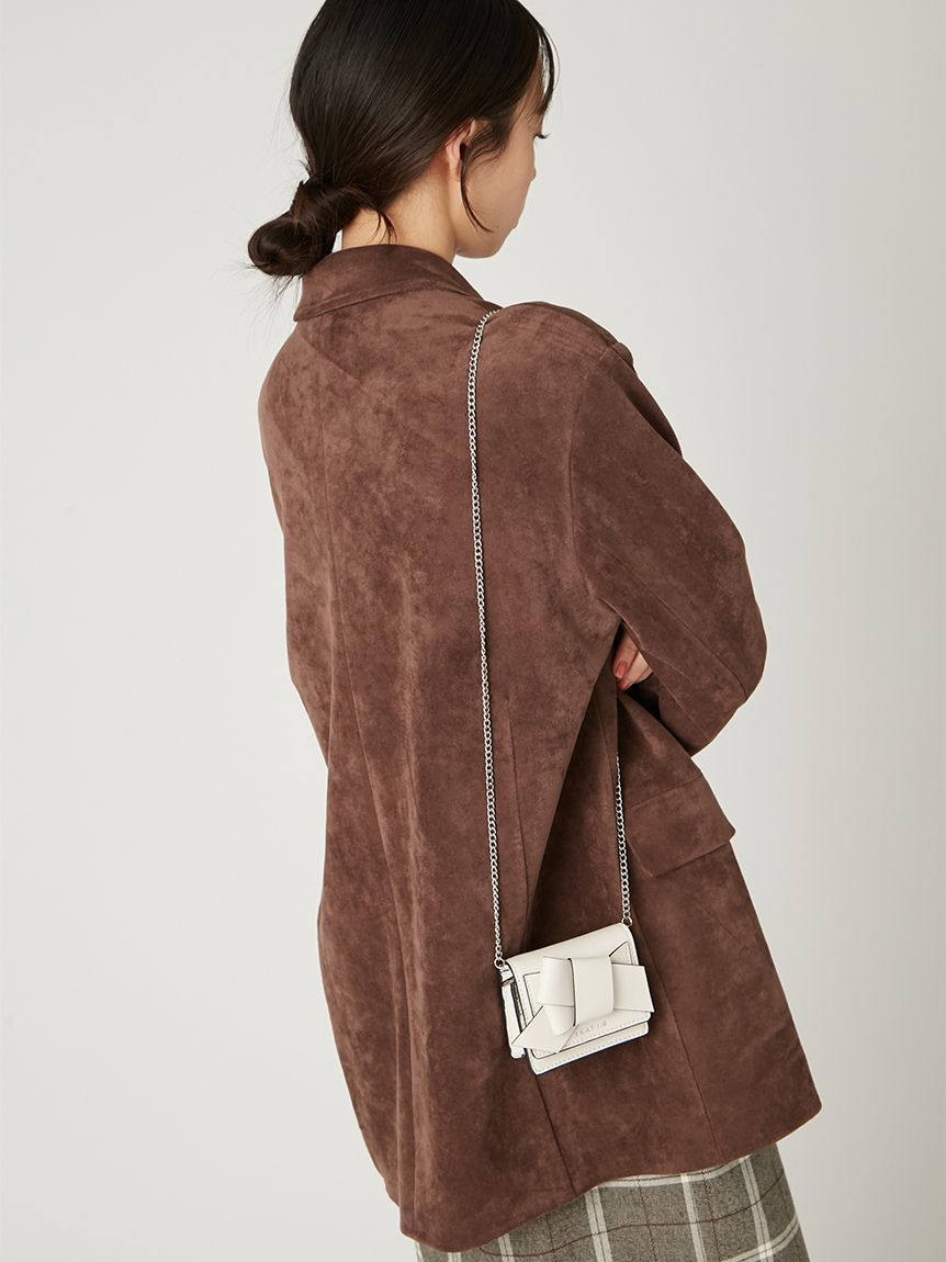 LYN チェーンウォレット WOC ミニバッグ リボン ツイリー 2WAY ルエル】2wayミニリボンウォレット(リボンバッグ)｜バッグ｜FRAY
