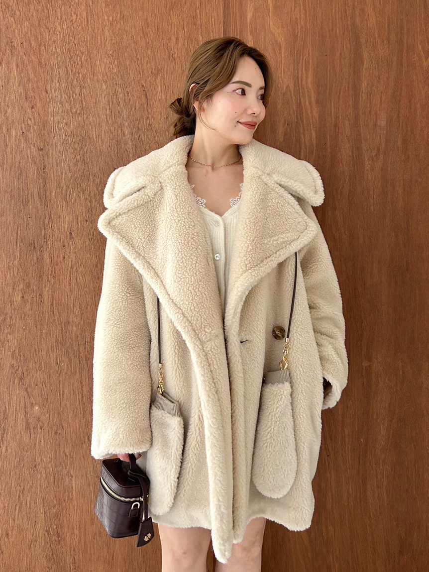 フレイアイディー　ECOPELレザーストラップ付きミトン ECOPELレザーストラップ付きミトン(その他)｜ファッション雑貨｜FRAY