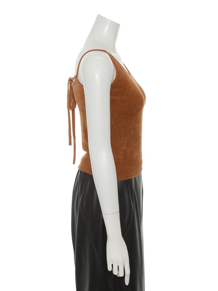 NEWYEAR ⑰　2WAY モールヤーン2wayニットキャミソール(インナー・ランジェリー