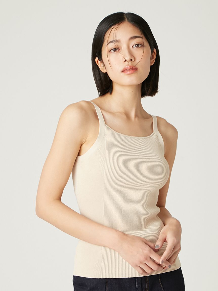 カップインアメスリリブニットタンク(インナー・ランジェリー