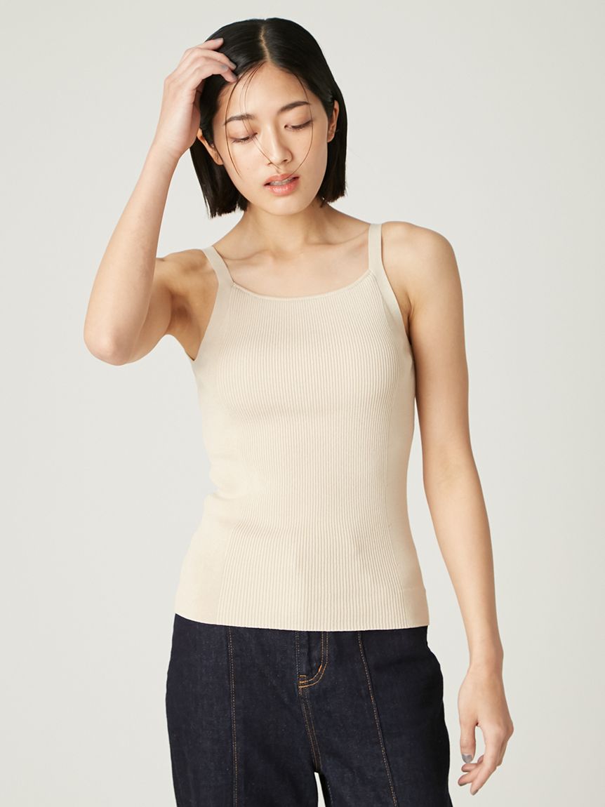 カップインアメスリリブニットタンク(インナー・ランジェリー