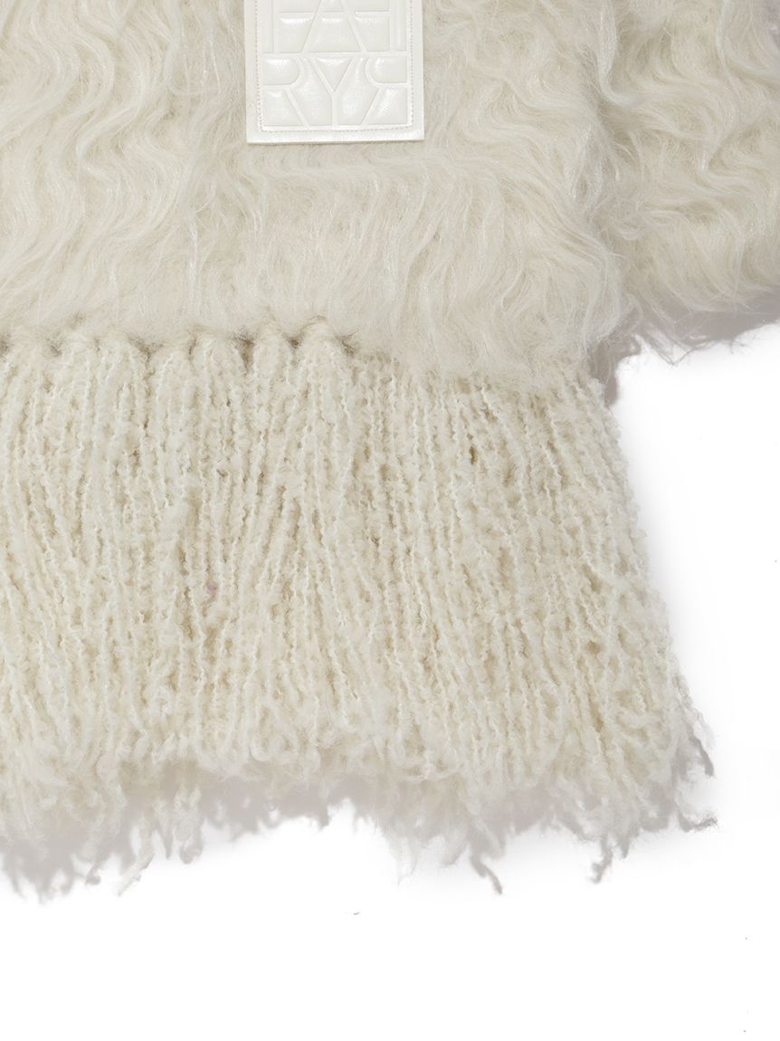 ブラッシュシャギーニットマフラー(ストール・マフラー