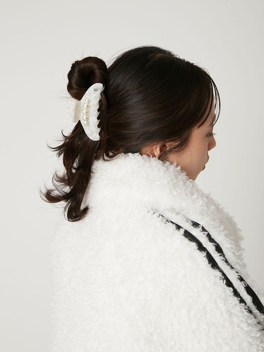 ダーリッチ　パールスプリングプルオーバーWHT +DDヘアクリップ ダーリッチ パールスプリングプルオーバーWHT +DDヘアクリップ