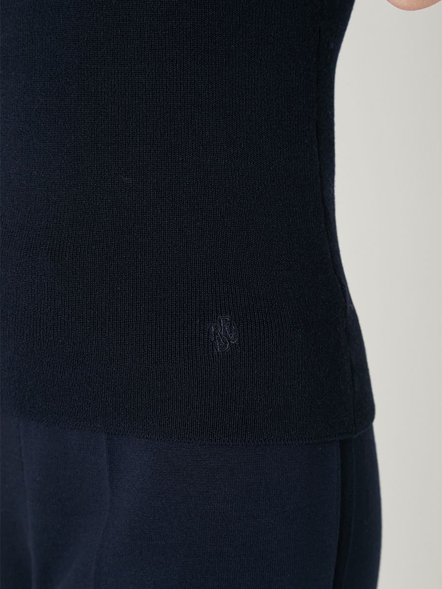 シルクブレンドカップインホルターニット／ウォッシャブル(ニット