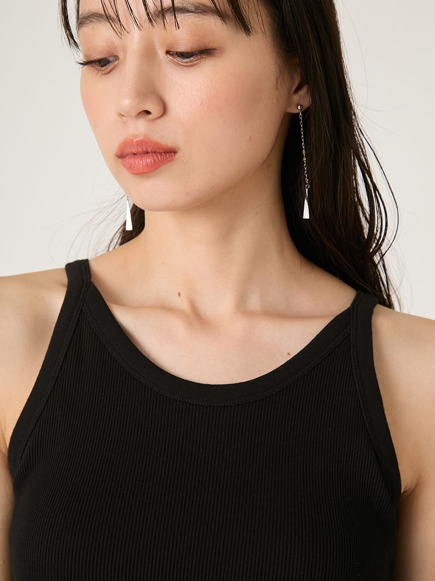 カップインリブタンクトップ／ウォッシャブル(インナー・ランジェリー