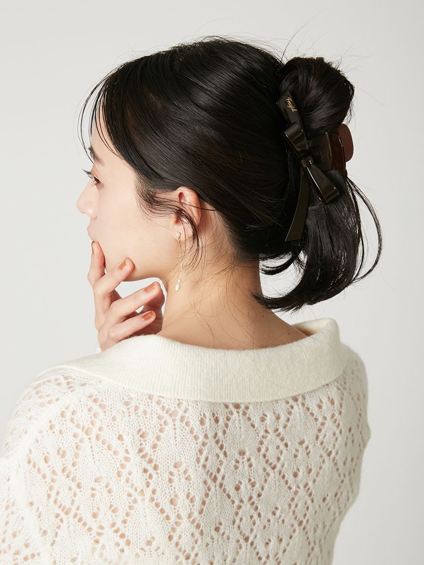 アセテートリボンヘアクリップ(その他)｜ファッション雑貨｜FRAY I.D