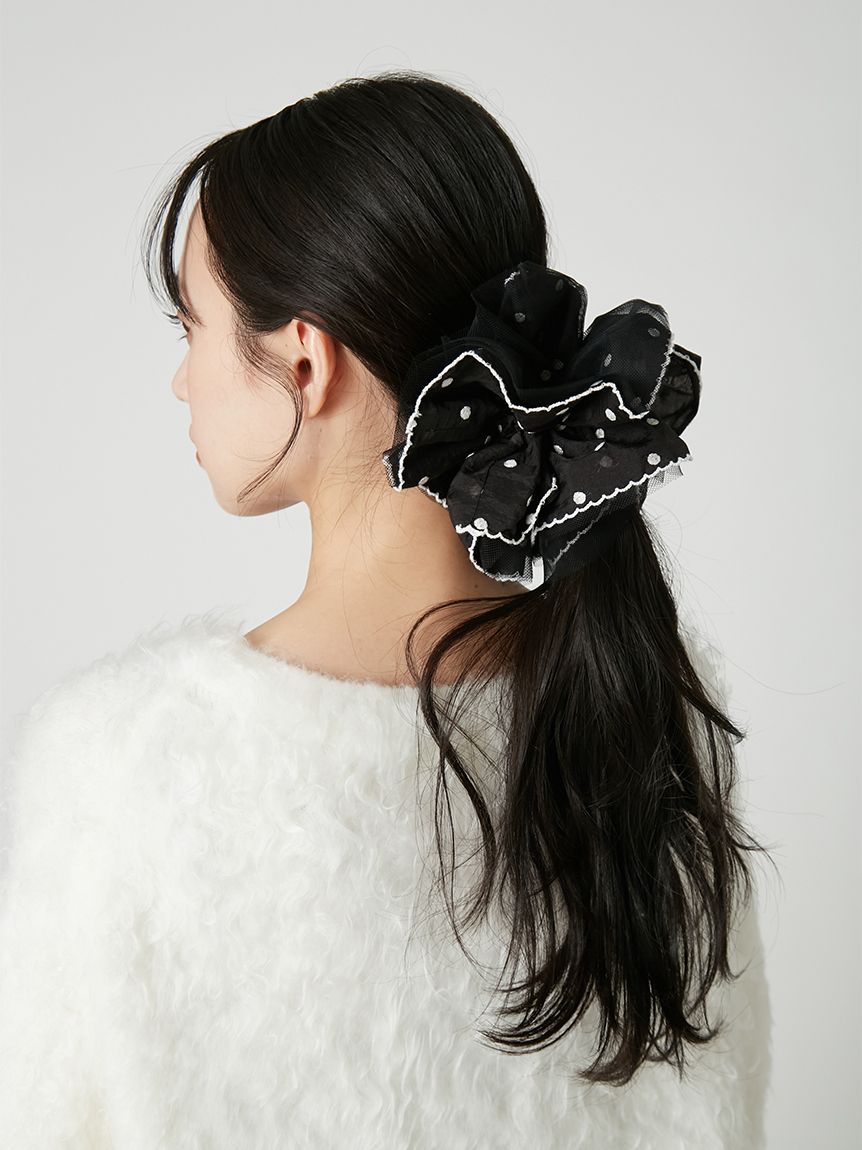 スカラップトリムドットシュシュ(シュシュ)｜ACCESSORY｜FRAY I.D