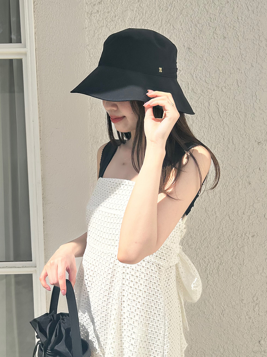 UVカット＞【オフィシャル・MASH STORE限定】ワイドブリムハット
