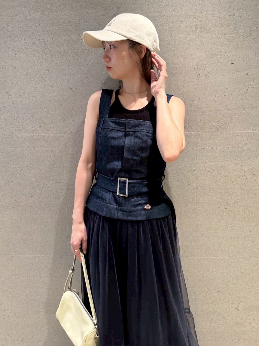 FRAY I.D｜Dickies】マルチファブリックロゴキャップ(帽子