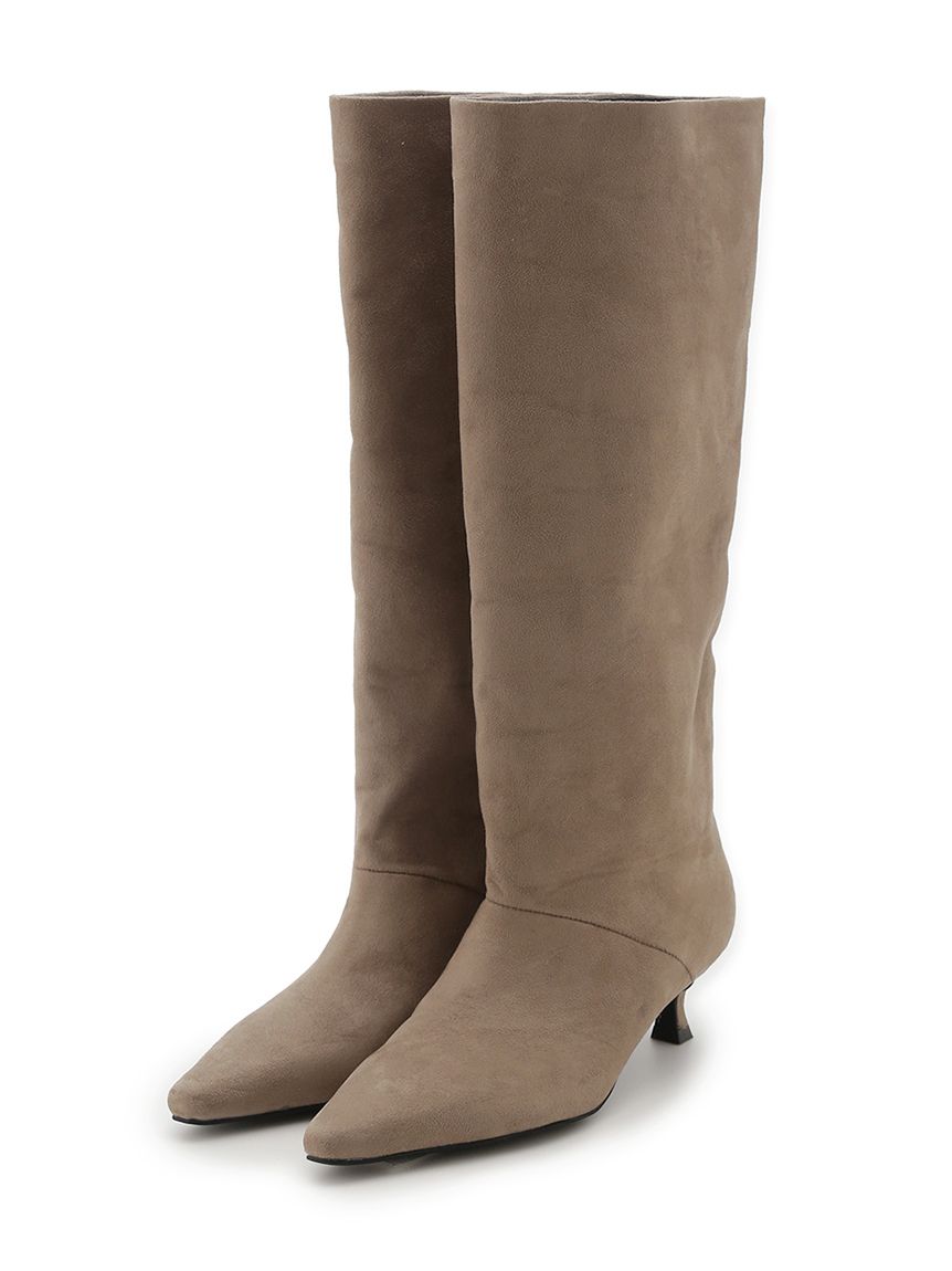 キトゥンヒールロングブーツ(ブーツ)｜シューズ｜FRAY I.D（フレイ