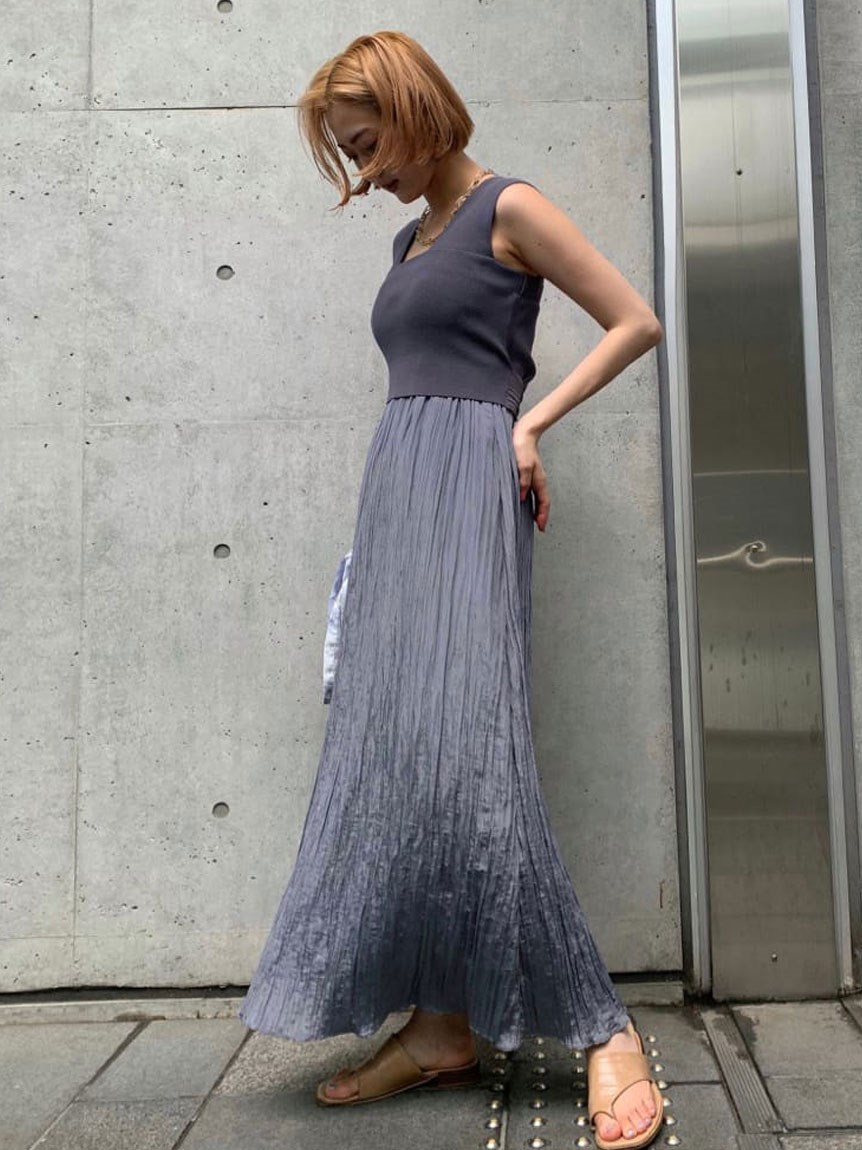 ビスチェニットコンビワンピース マキシ ロングワンピース ワンピース Fray I D フレイ アイディー の通販サイト 公式