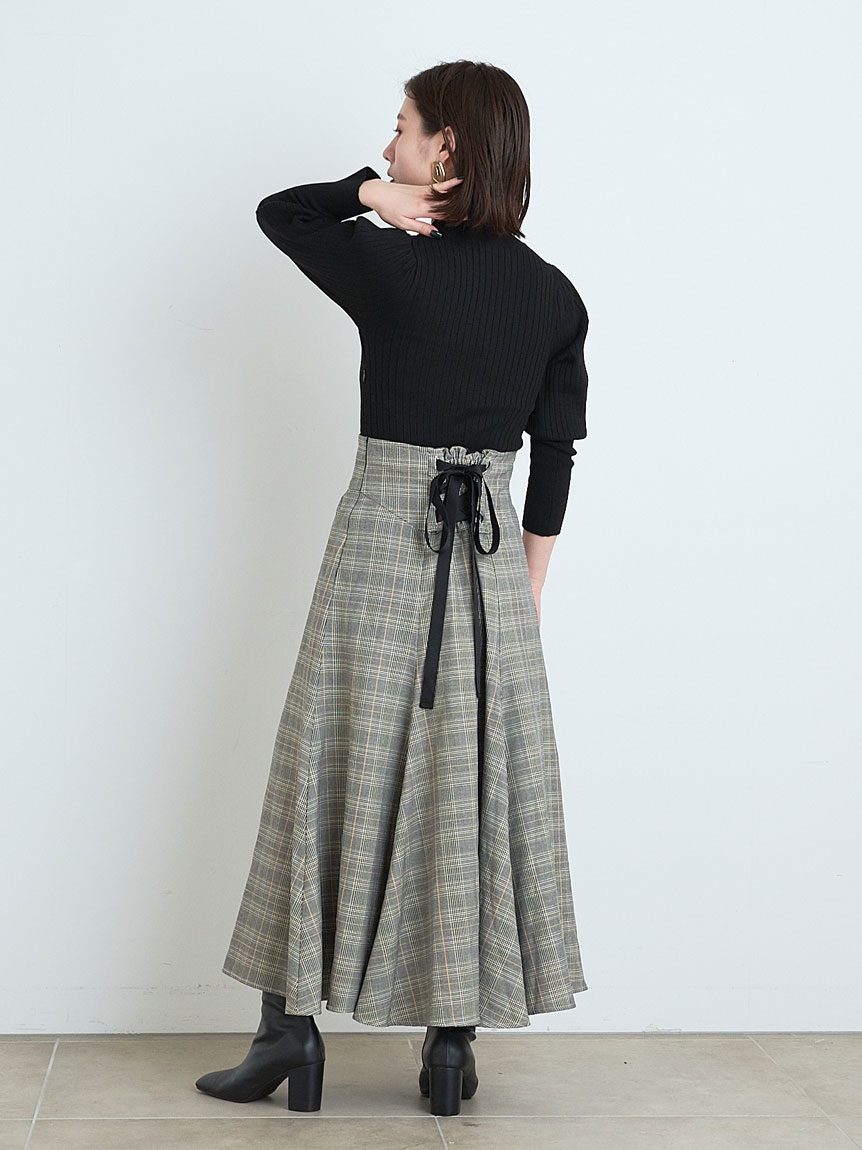 リブニットコンビチェックワンピース マキシ ロングワンピース ワンピース Fray I D フレイ アイディー の通販サイト 公式 リブニットコンビチェックワンピース マキシ ロングワンピース ワンピース Fray I D フレイ アイディー の通販サイト 公式