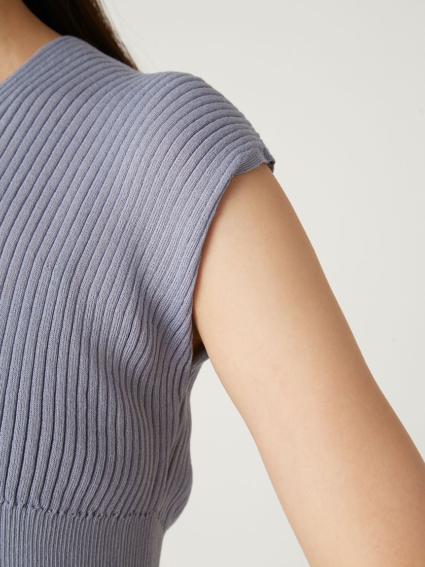 〈FRAY I.D〉美品 シアーリブニットワンピ hearty-select_fwno244122