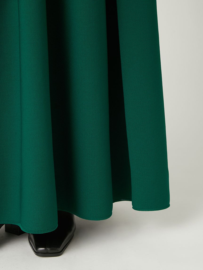 スクエアーネックホールガーメントワンピース(マキシ・ロング