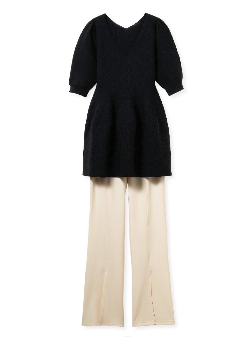 SS25新作【ALAIA】ニット ペプラム パンツ ALAIA】ニット ペプラム パンツ (ALAIA/パンツ) AA9J05856C228
