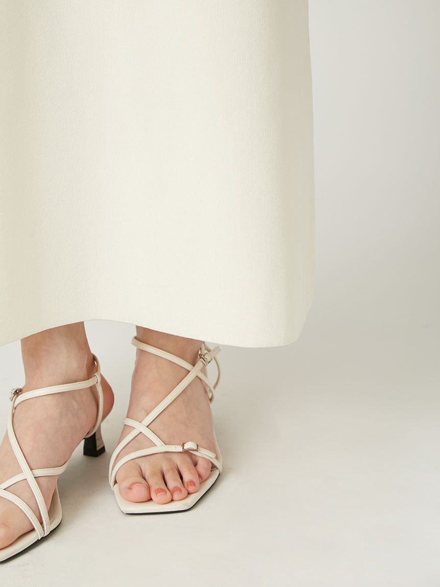 バイカラーポケットニットワンピース(マキシ・ロングワンピース