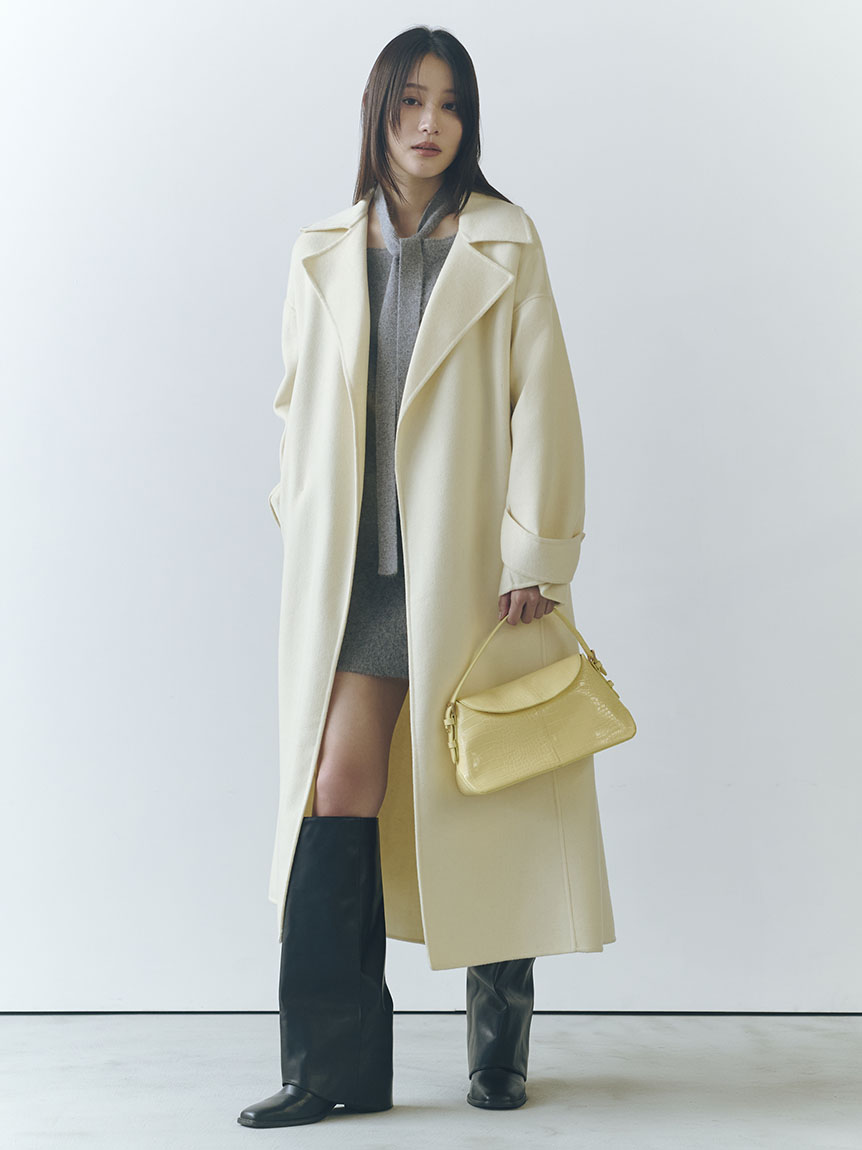 ＦＯＸＥＹ ウールワンピース　　アイボリー　秋冬　38 M相当 FOXEY ウールワンピース アイボリー 秋冬 38 M相当