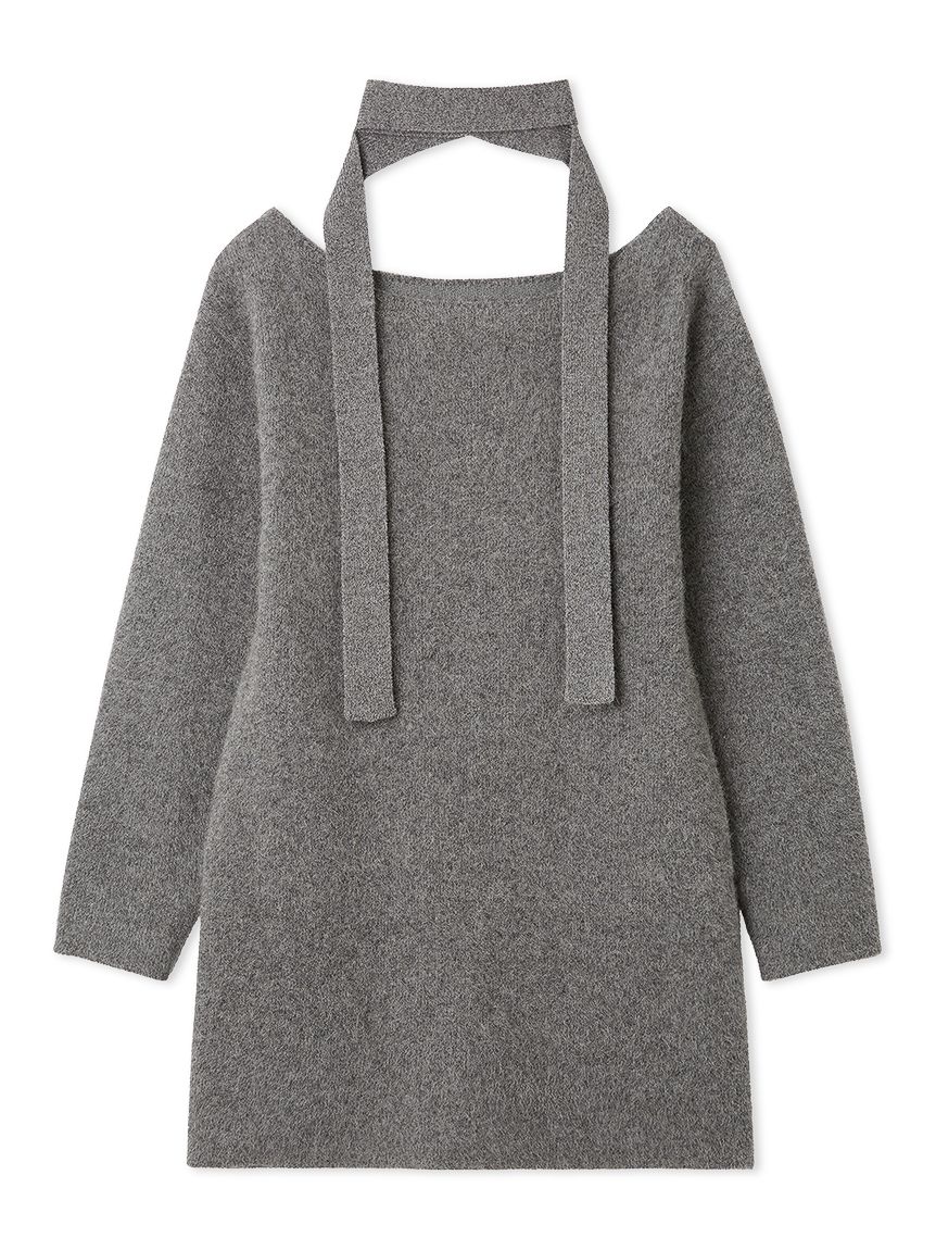 フォックスウールミニニットワンピース(ニットワンピース)｜ワンピース